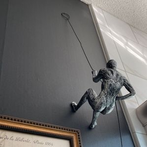 Climbing Man Wall Hanging Art
